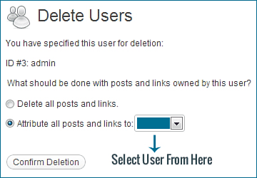 delete default admin username