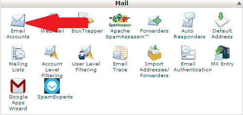 cpanel email accounts